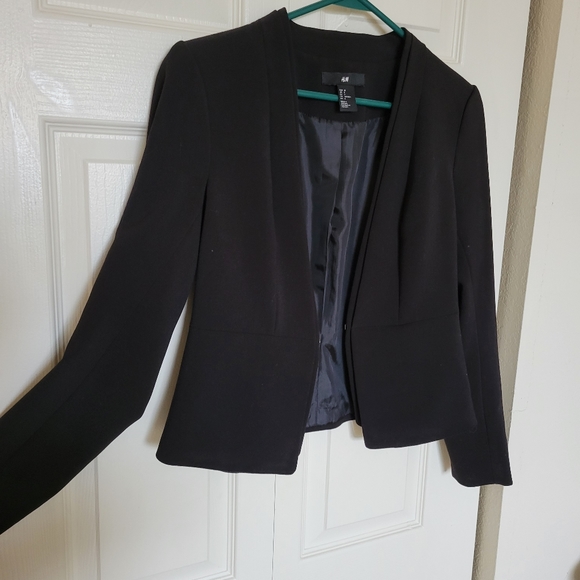 H&M black crop Blazer - Picture 7 of 10